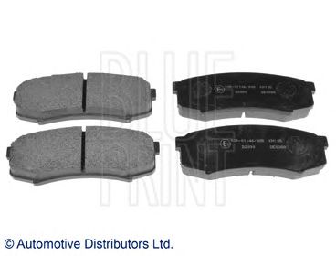 BLUE PRINT adt34280 -  Комплект тормозных колодок, дисковый тормоз